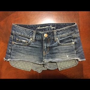 American Eagle Distressed Denim Shorts